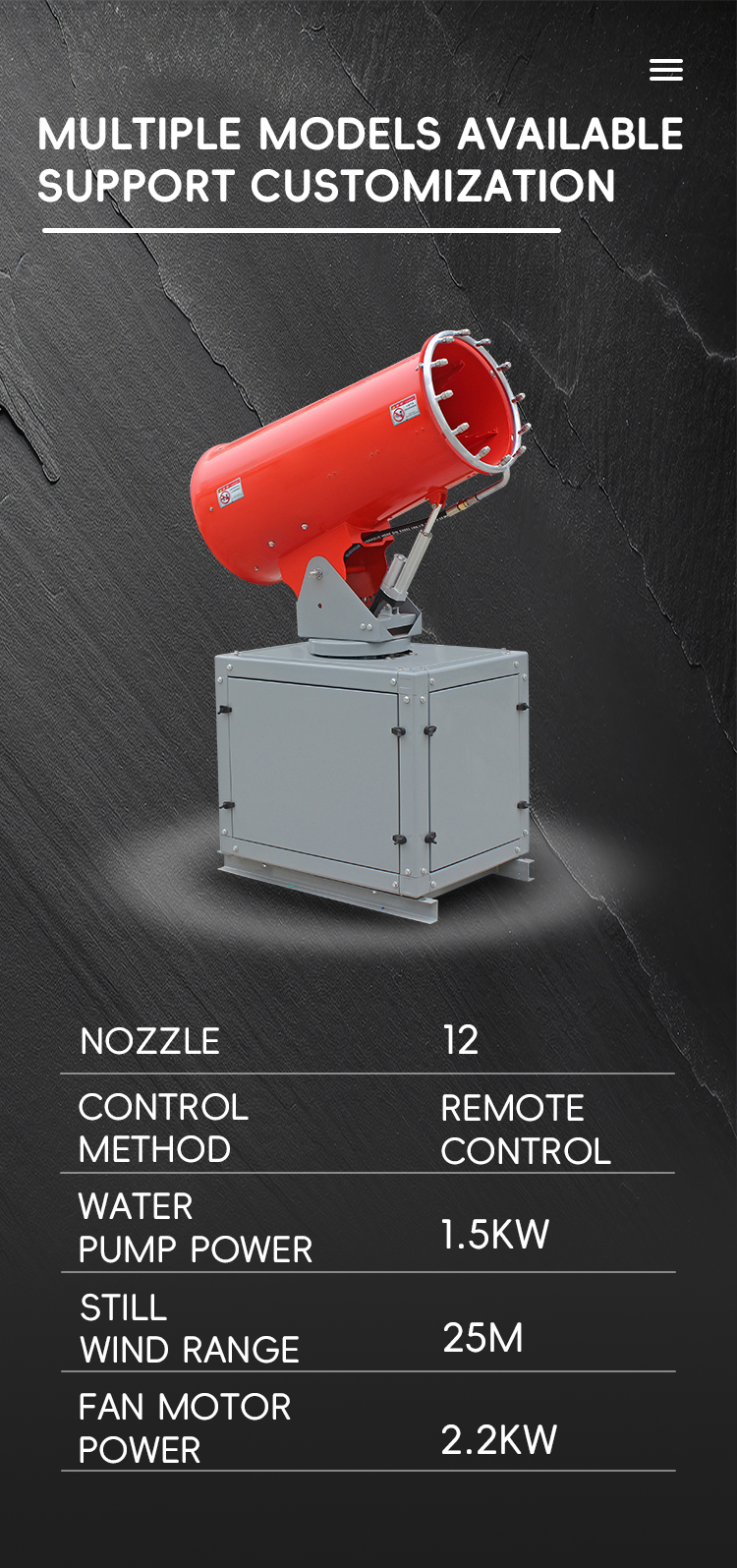 DISINFECTION FOG CANNON ZT-25