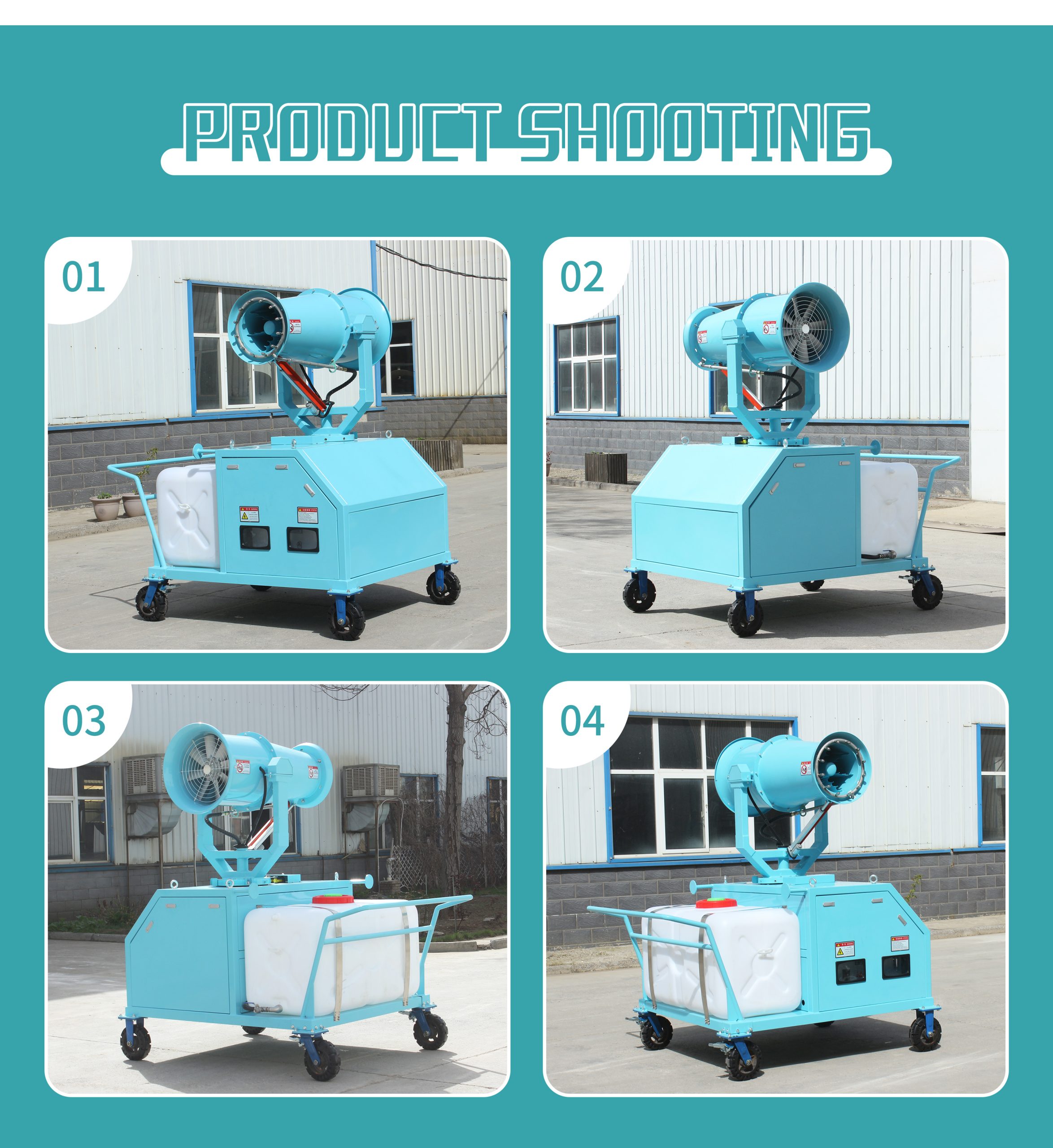 DISINFECTION MOBILE HAND-PROPELLED FOG CANNON ZT-30