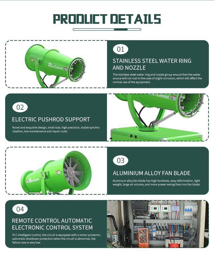 DEODORIZATION ANTISEPTIC AND EPIDEMIC PREVENTION FOG CANNON ZT-40