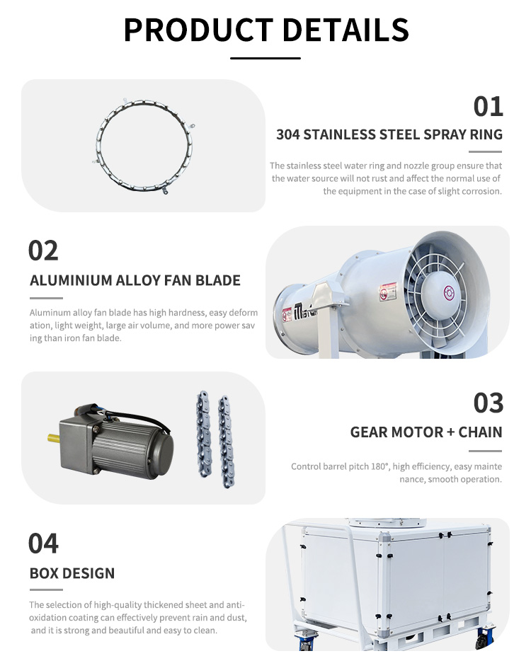 DISINFECTION MOBILE FOG CANNON ZT-50